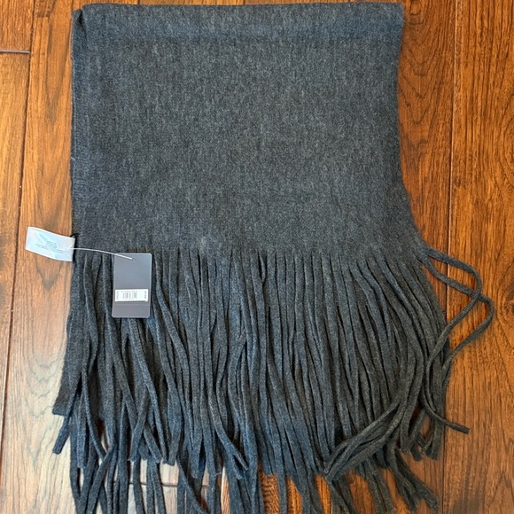 Lucky Brand Charcoal Knit Scarf - Picture 3 of 7
